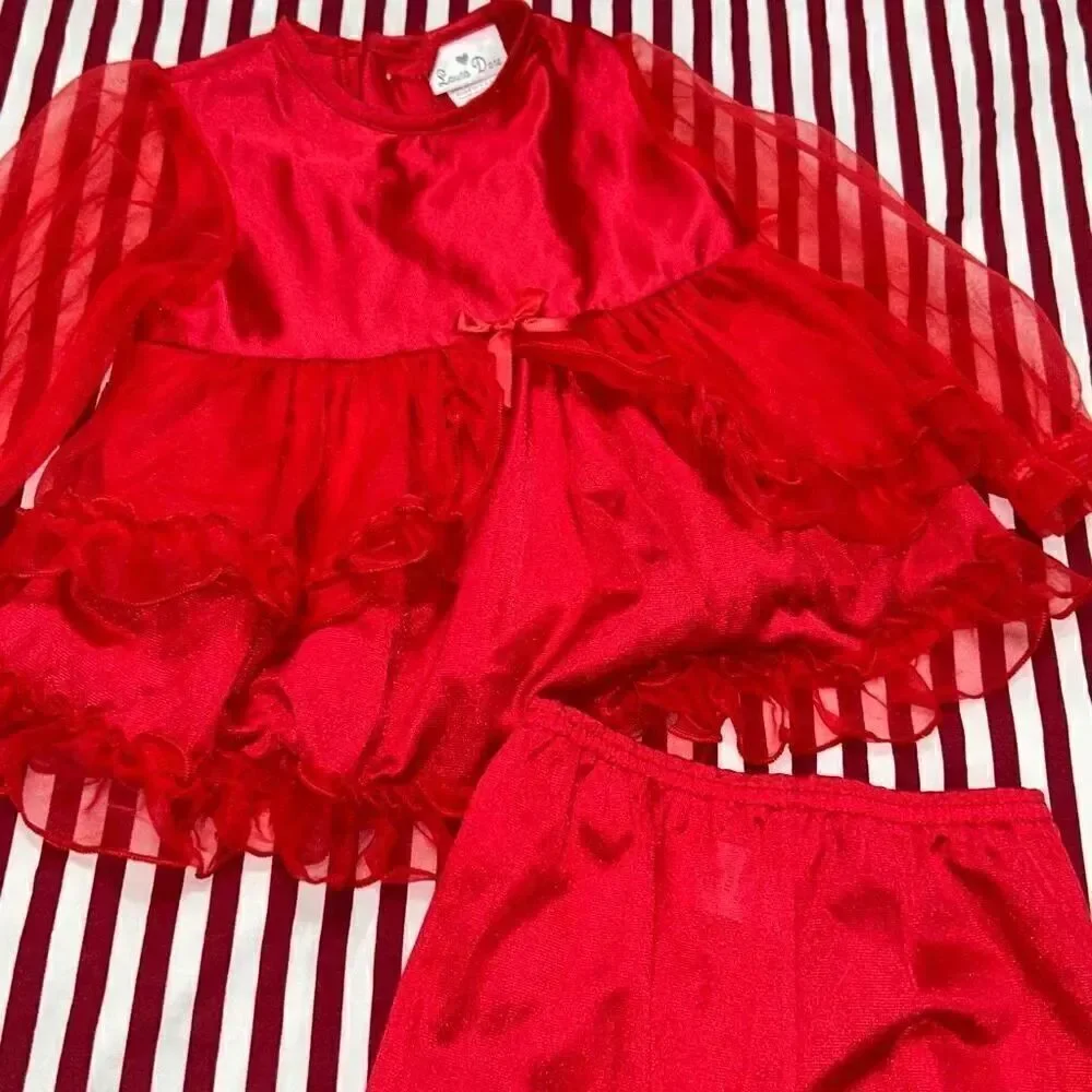 Laura dare silk pajama set sz24